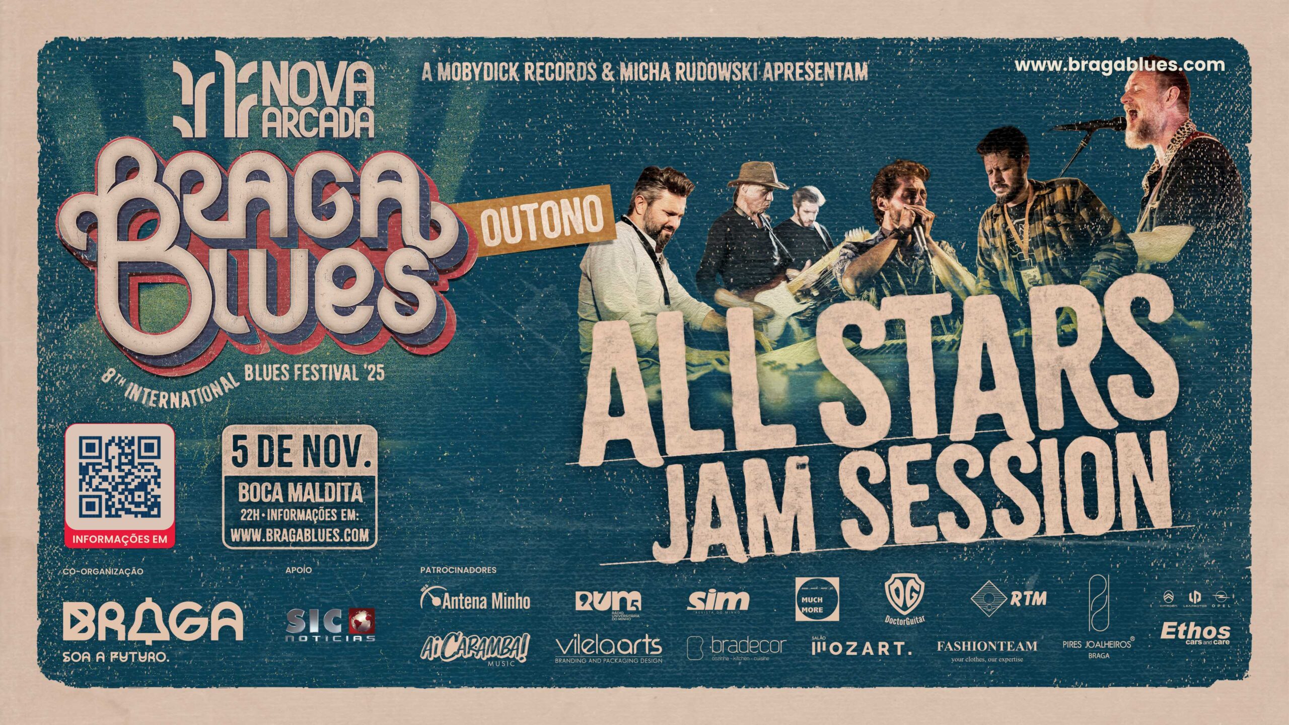 Festival Nova Arcada Braga Blues 2025