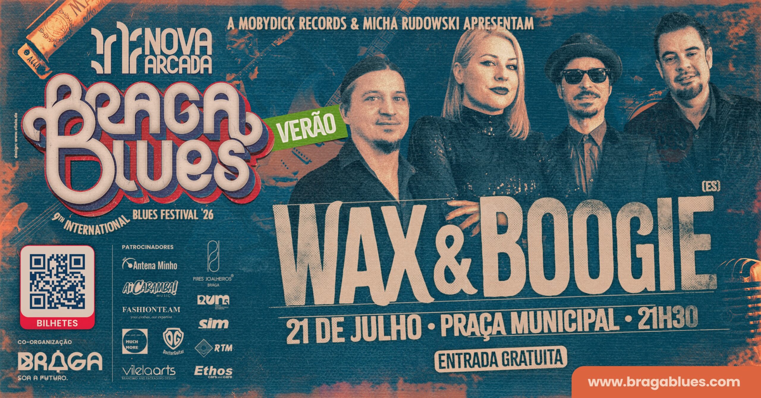 Festival Nova Arcada Braga Blues 2026